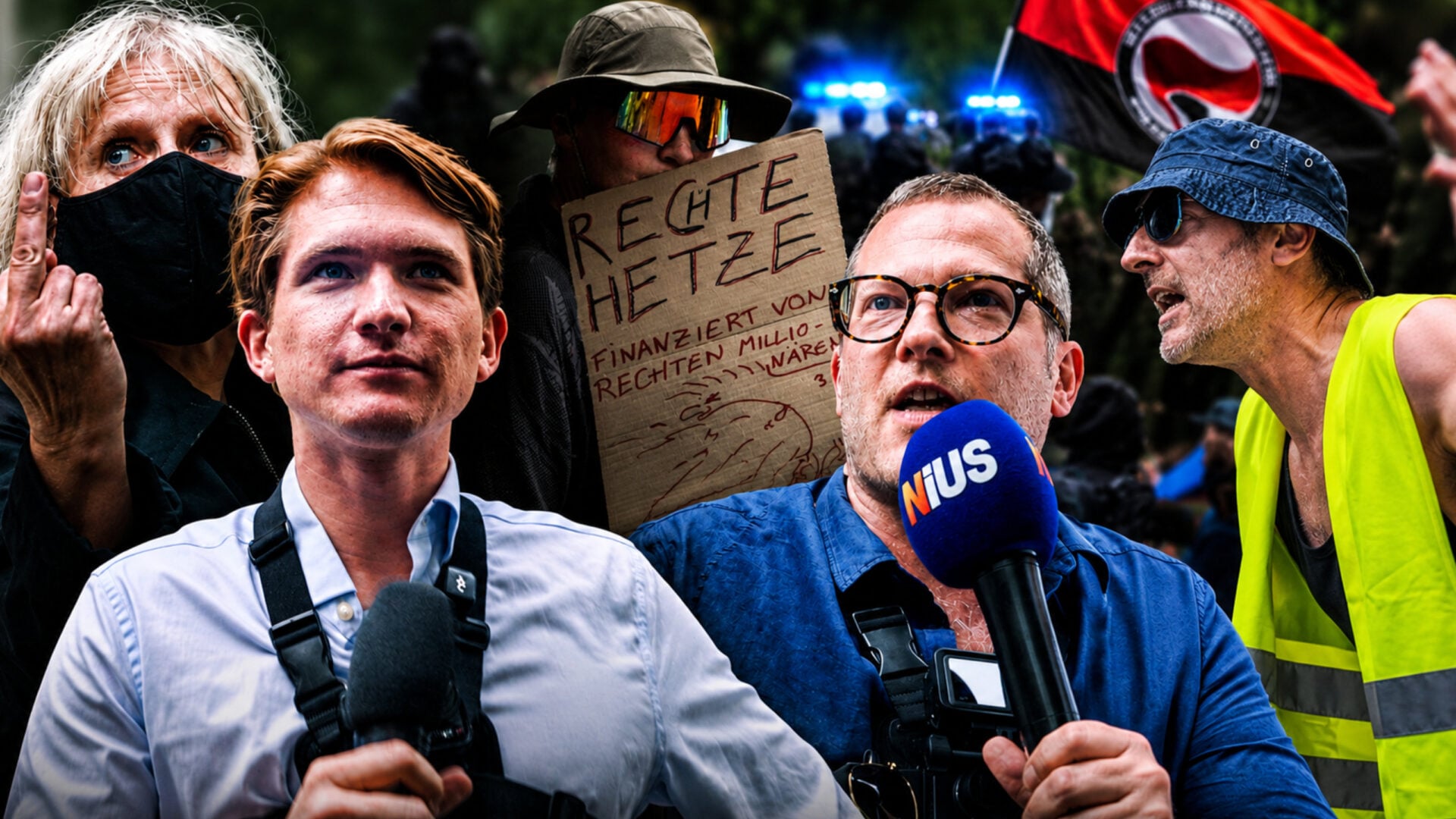 Vertreibungs-Demo gegen uns: Wir haben die Antifa konfrontiert und das ist passiert